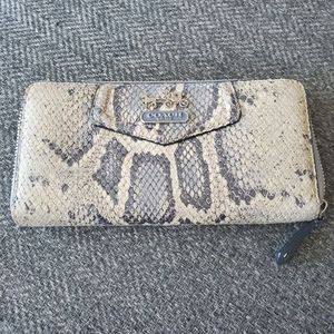 Coach zip around wallet